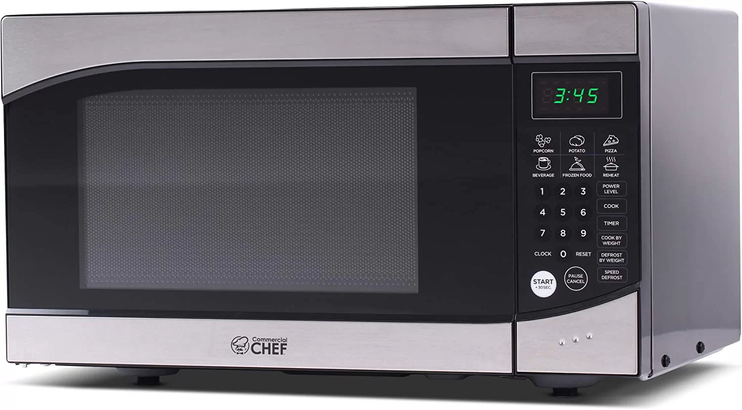 commercial chef chm009 countertop microwave oven 900 watt cubic feet