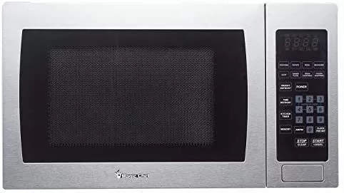magic chef cu. ft. 900w countertop oven with stainless steel front mcm990st 0.9 cu.ft . microwave 9