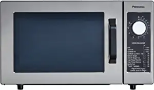 panasonic ne 1025f compact light duty countertop commercial microwave oven with 6 minute electronic dial control timerr