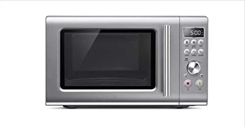 breville compact wave soft close microwave oven silver