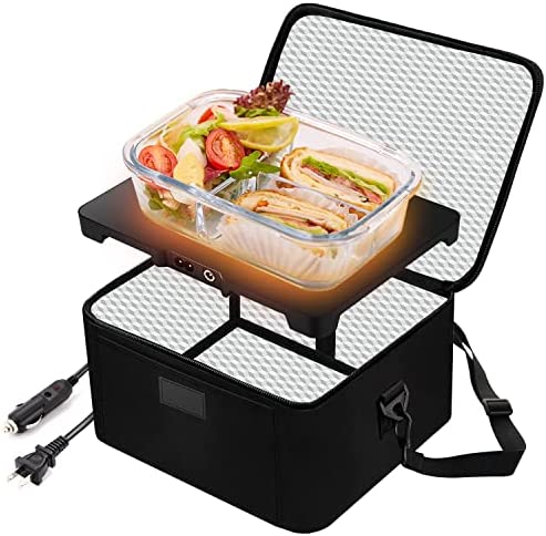 portable food warmer, watosng 12v 24v 110v 3 in 1 portable microwave
