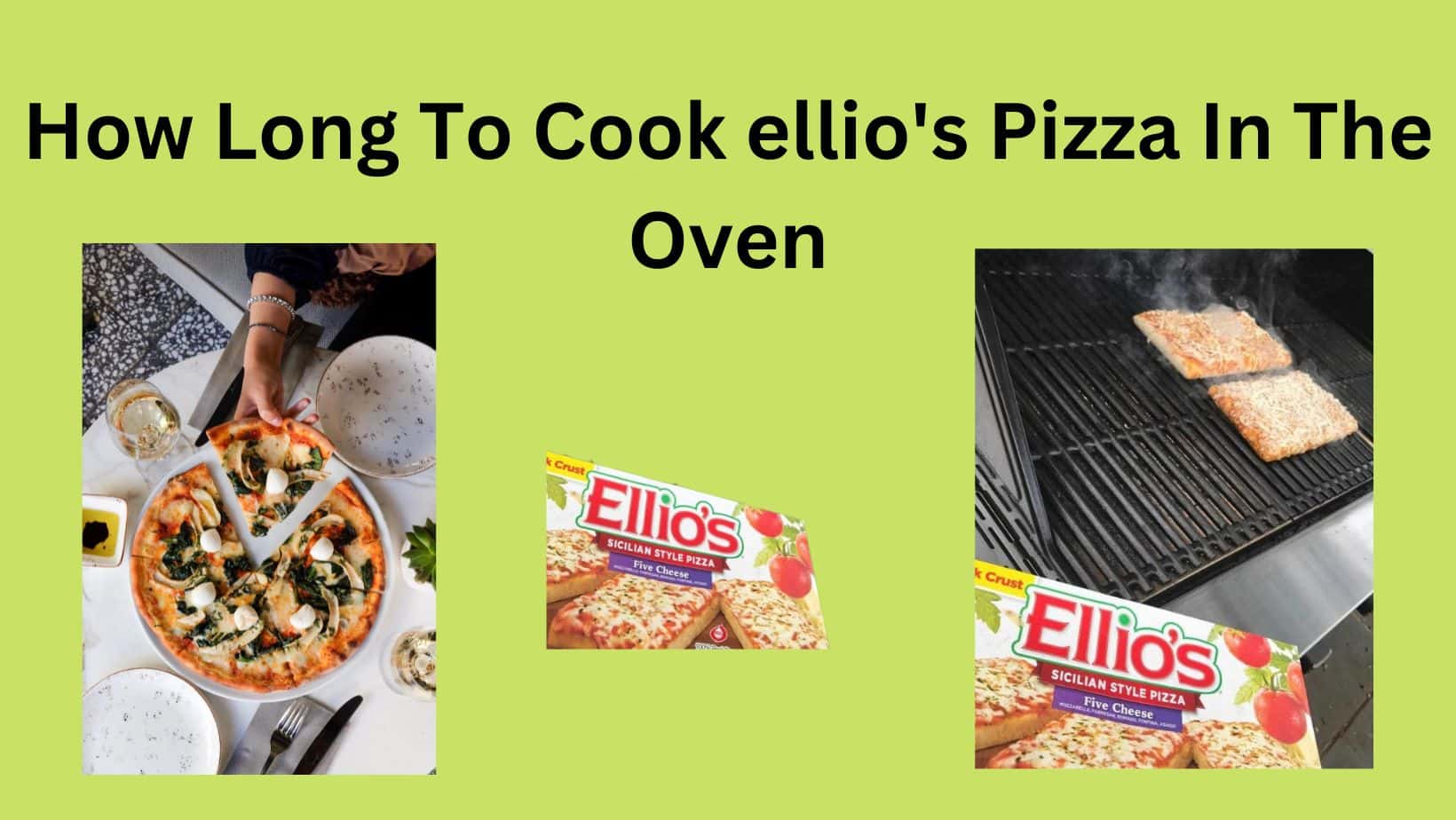 how long to cook ellio's pizza in the oven