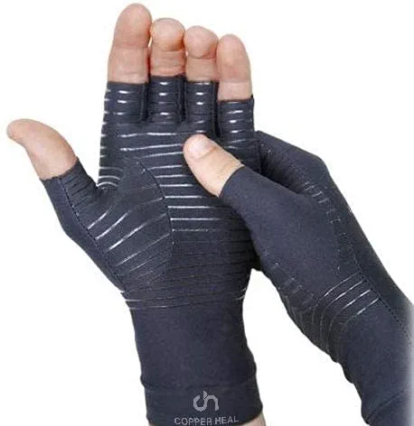 copper heal arthritis compression gloves