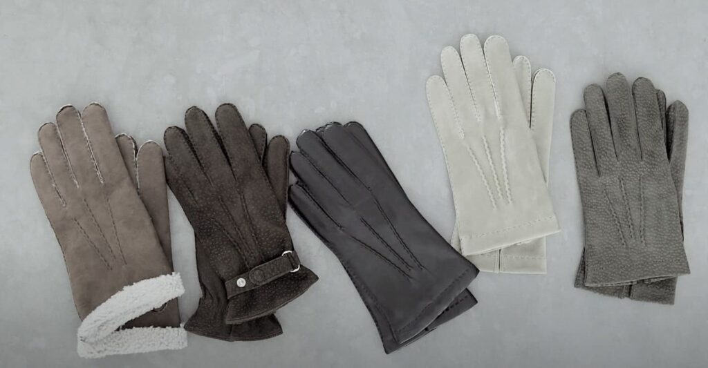 how to dry leather gloves thumb