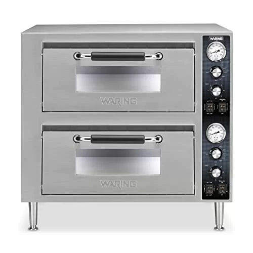waring commercial wpo750 double deck pizza oven