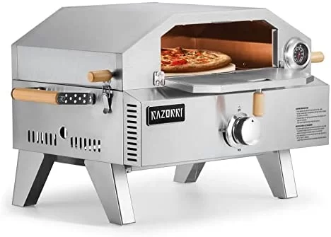 razorri comodo outdoor gas pizza oven stainless steel