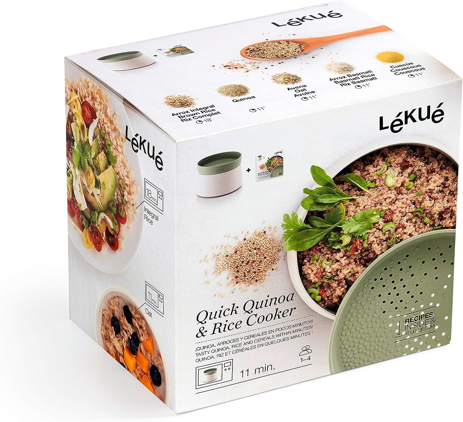 lekue microwave rice, grain