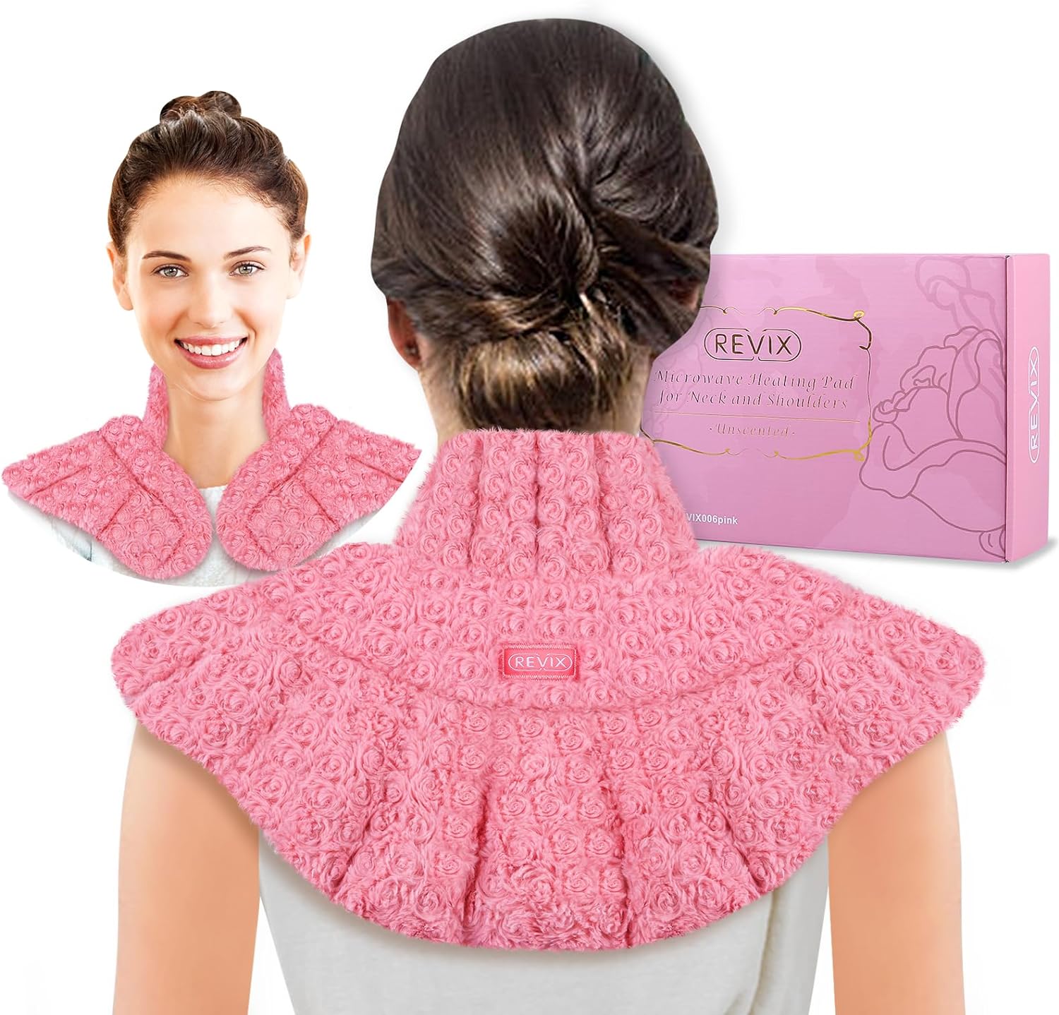 revix microwave heated neck and shoulder wrap