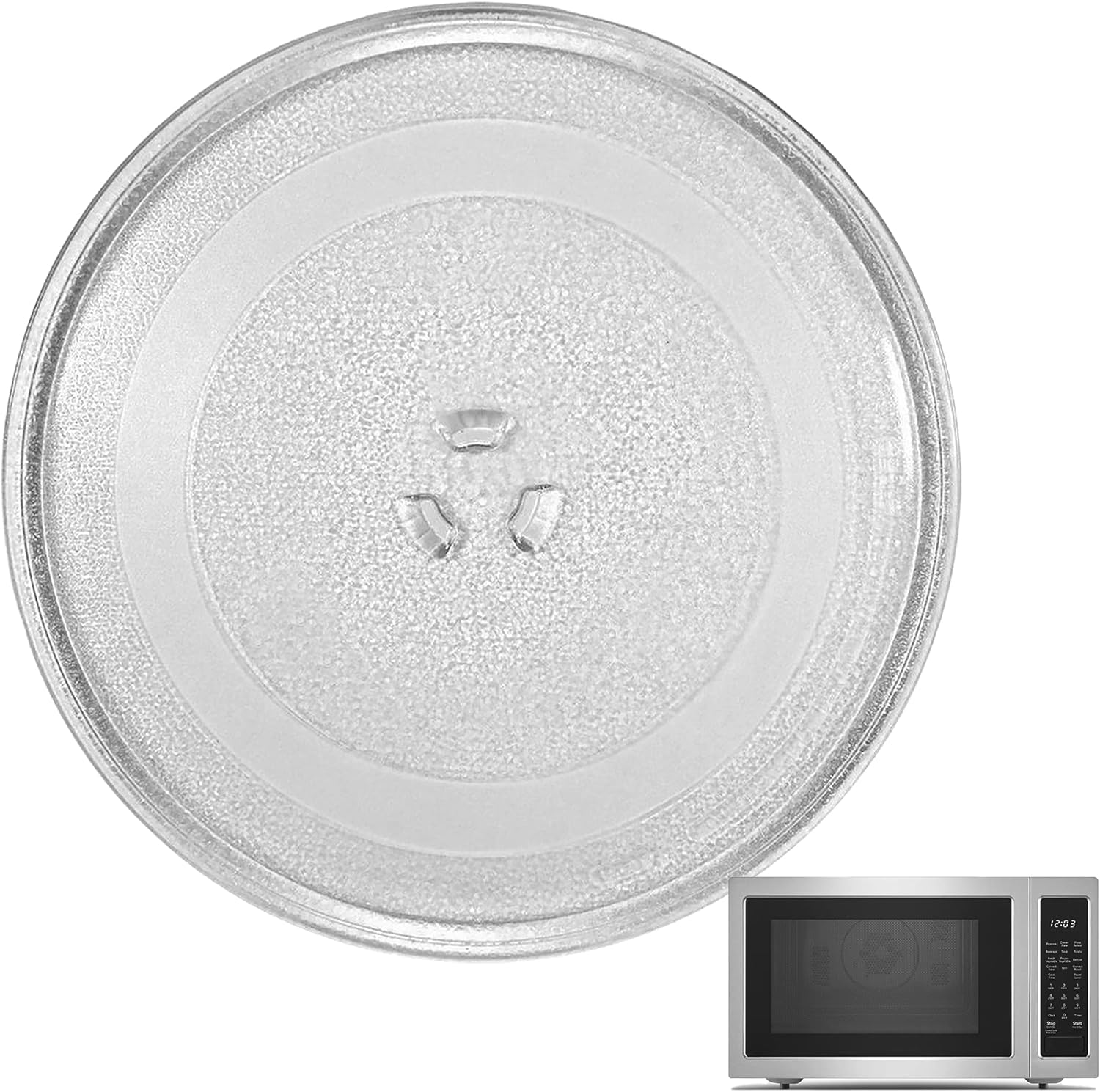 small replacement microwave glass plate