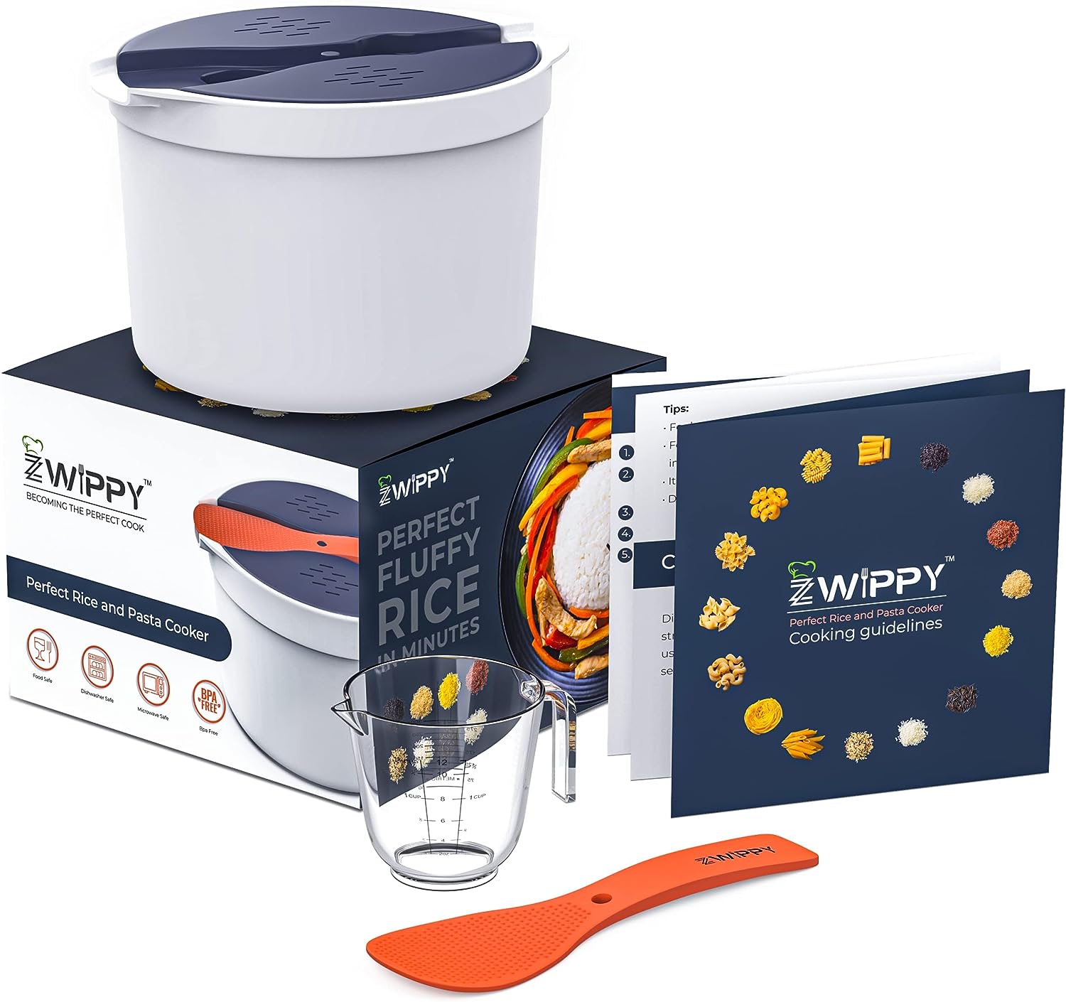 zwippy microwave rice cooker steamer