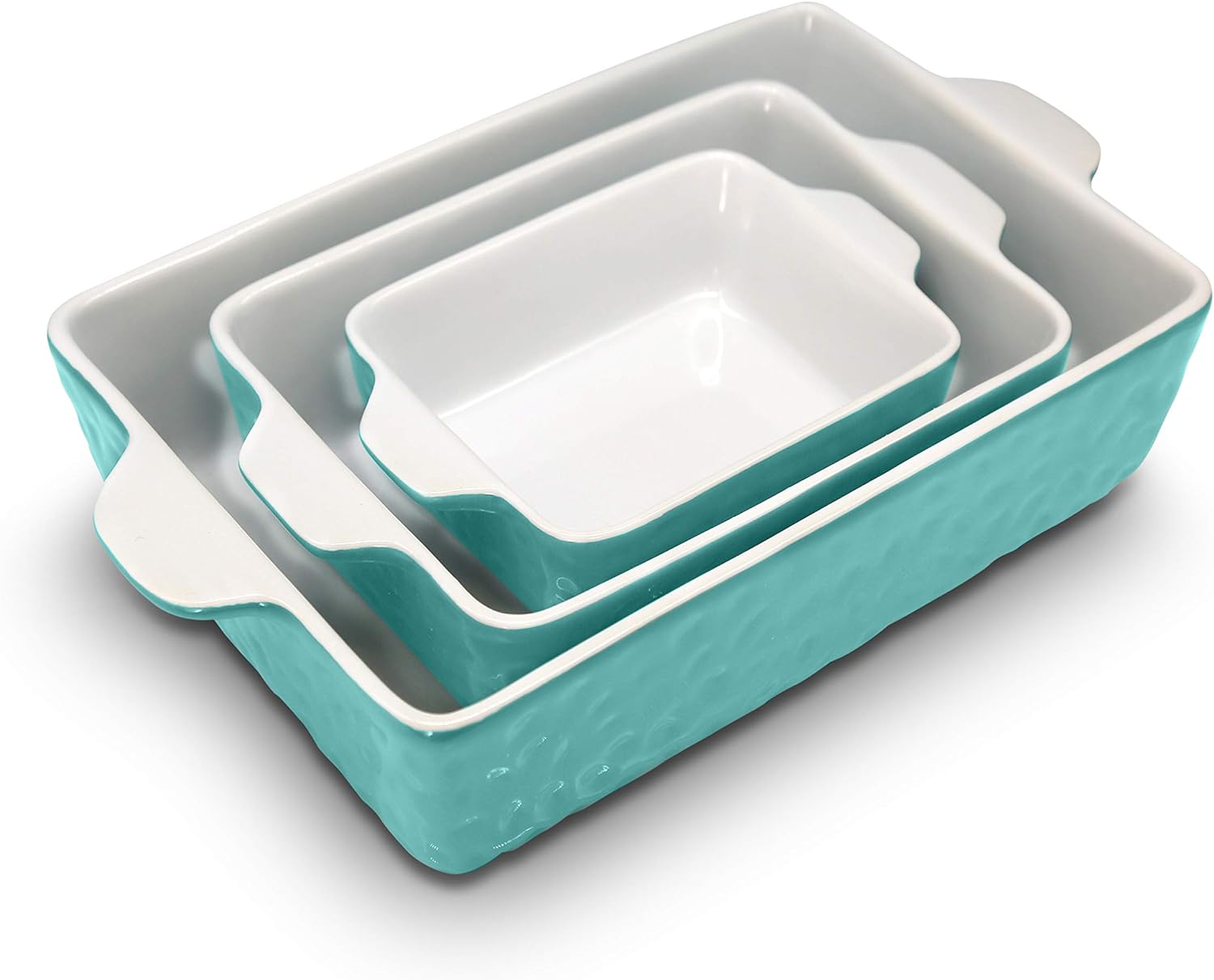 nutrichef 3pcs. nonstick bakeware